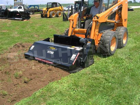 tiller for mini skid steer|best skid steer tiller.